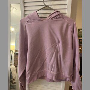 Outdoor Voices cropped lavender hoodie